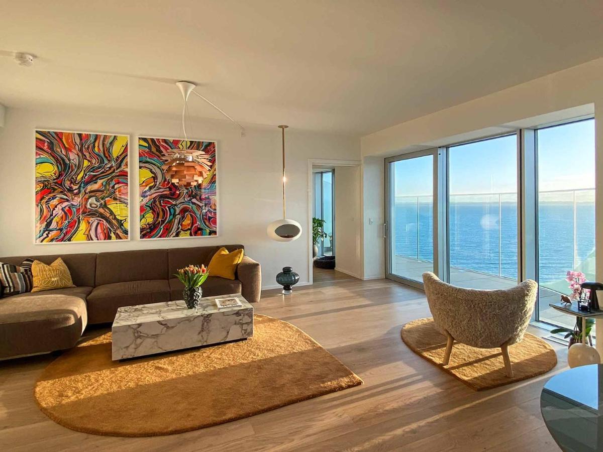 Amazing Sea View Apartment Орхус Екстер'єр фото